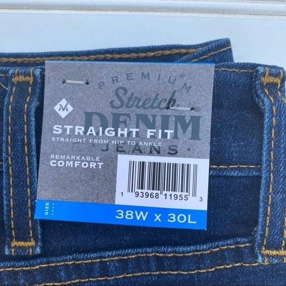 Men's 38x30 Straight fit jeans NEW - Picture 6 of 10